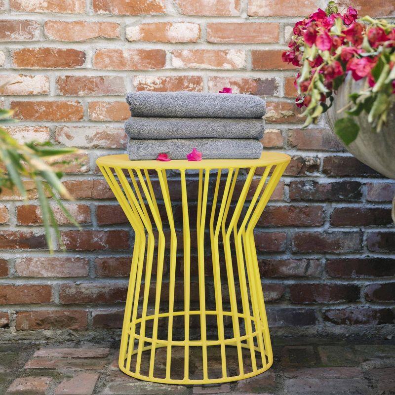 Roberta 20.08'' Metal Outdoor Side Table