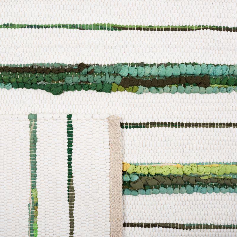 Montauk MTK623 Hand Woven Area Rug - Green/Ivory - 6'x6' - Safavieh.