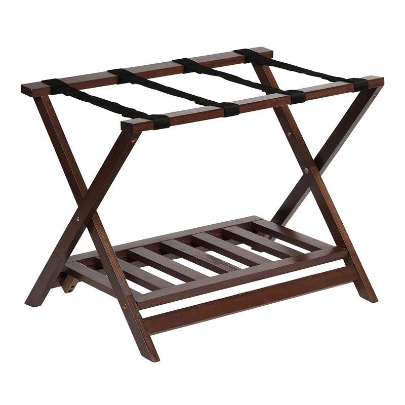 Folding Wood Luggage Rack