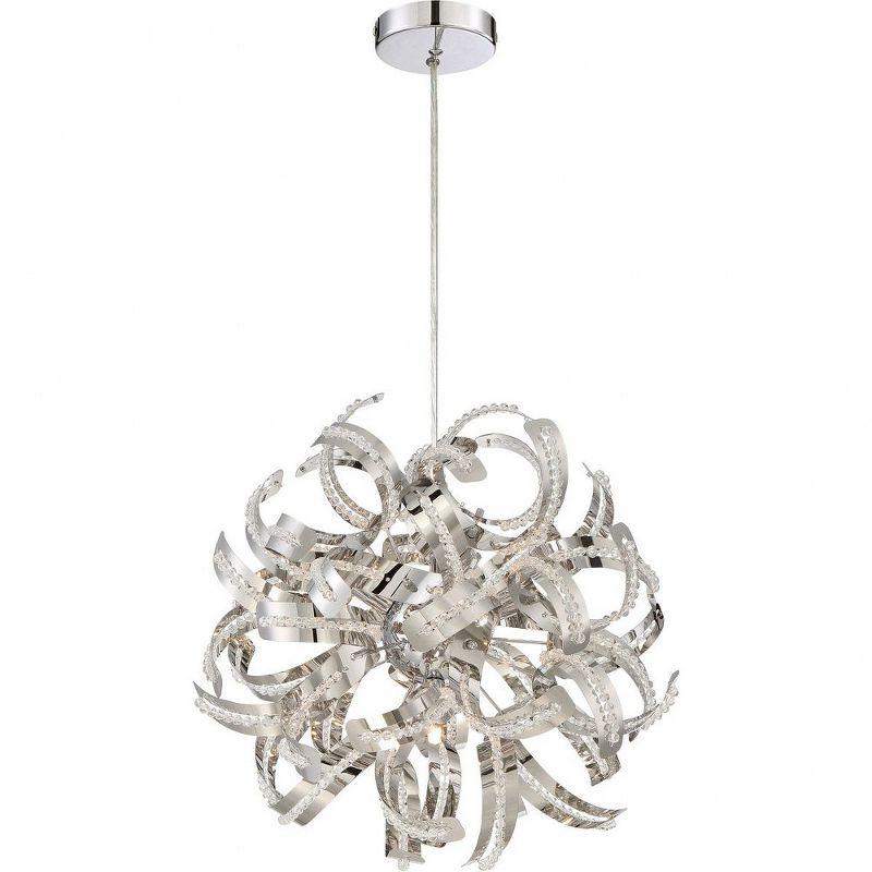 Quoizel Lighting Ribbons 5 - Light Pendant in  Crystal Chrome