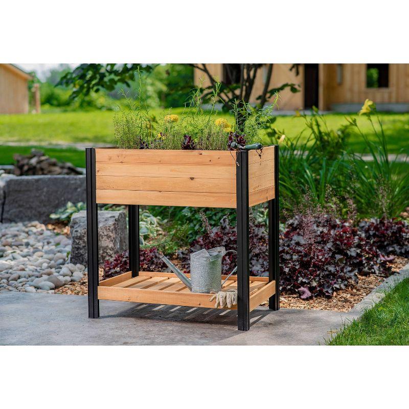 Mezza Cedar Raised Planter