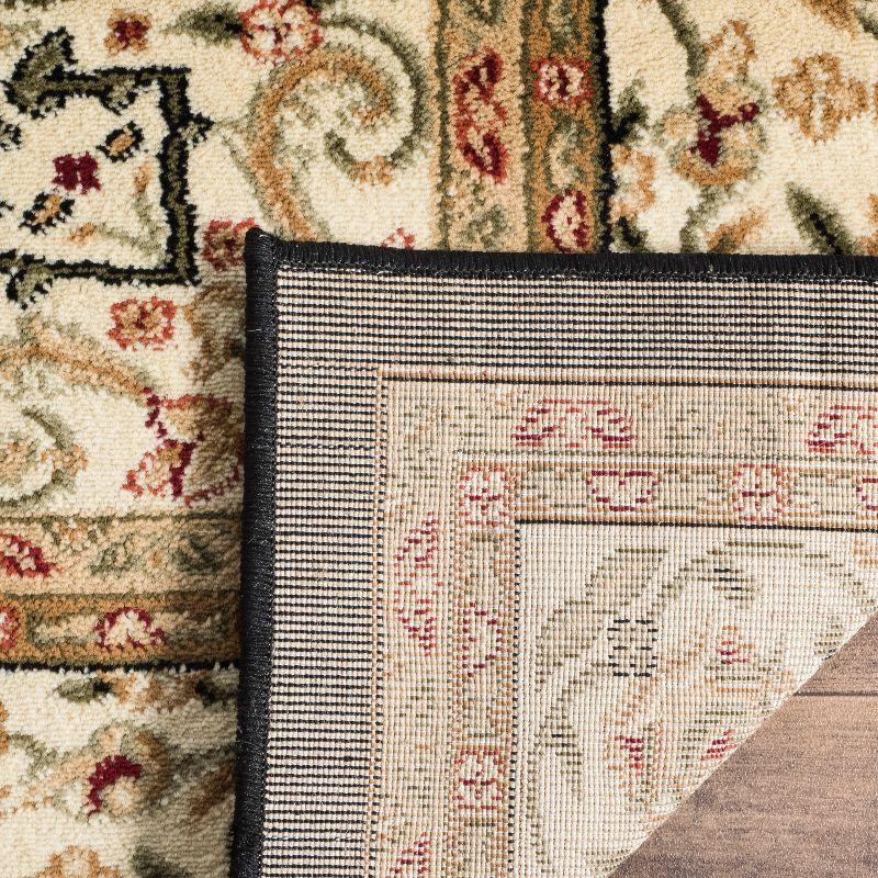 Lyndhurst LNH213 Power Loomed Area Rug - Black/Ivory - 8'x8' - Safavieh.