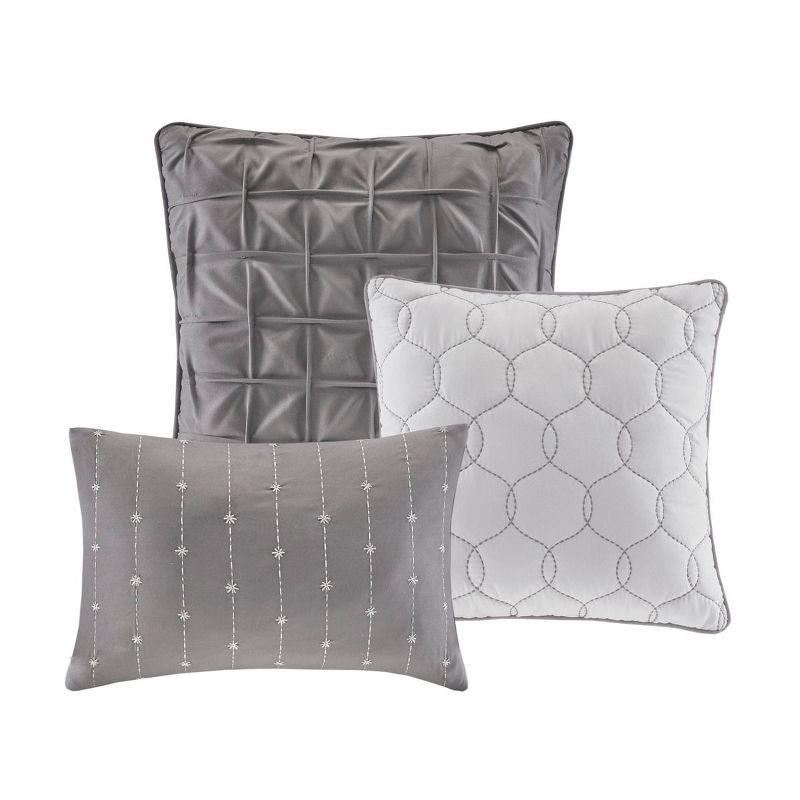 Madison Park Walter 7 Piece Printed Weave Seersucker Comforter Set