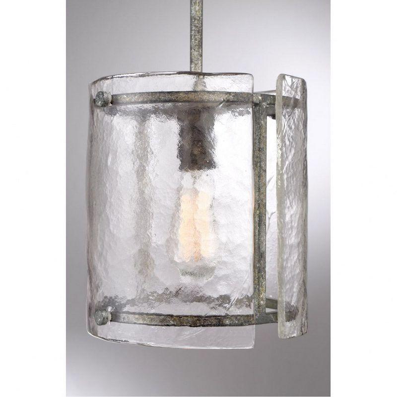 Quoizel Lighting Fortress 1 - Light Pendant in  Mottled Silver