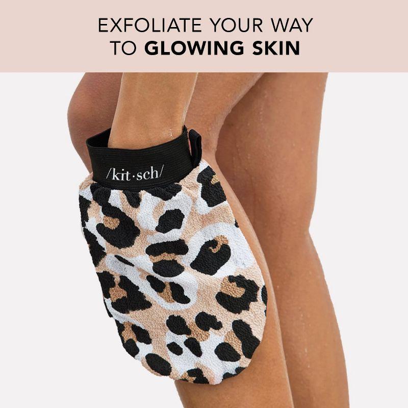 Kitsch Eco-Friendly Exfoliating Glove - Leopard