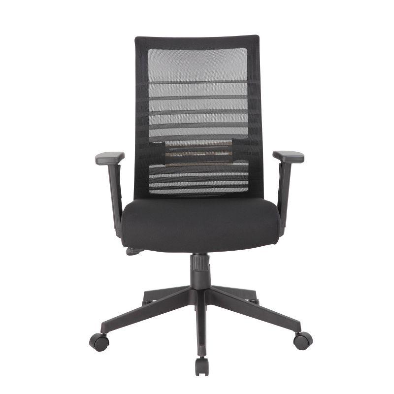 Synchro-Tilt Mesh Task Chair with Adjustable Arms - Black