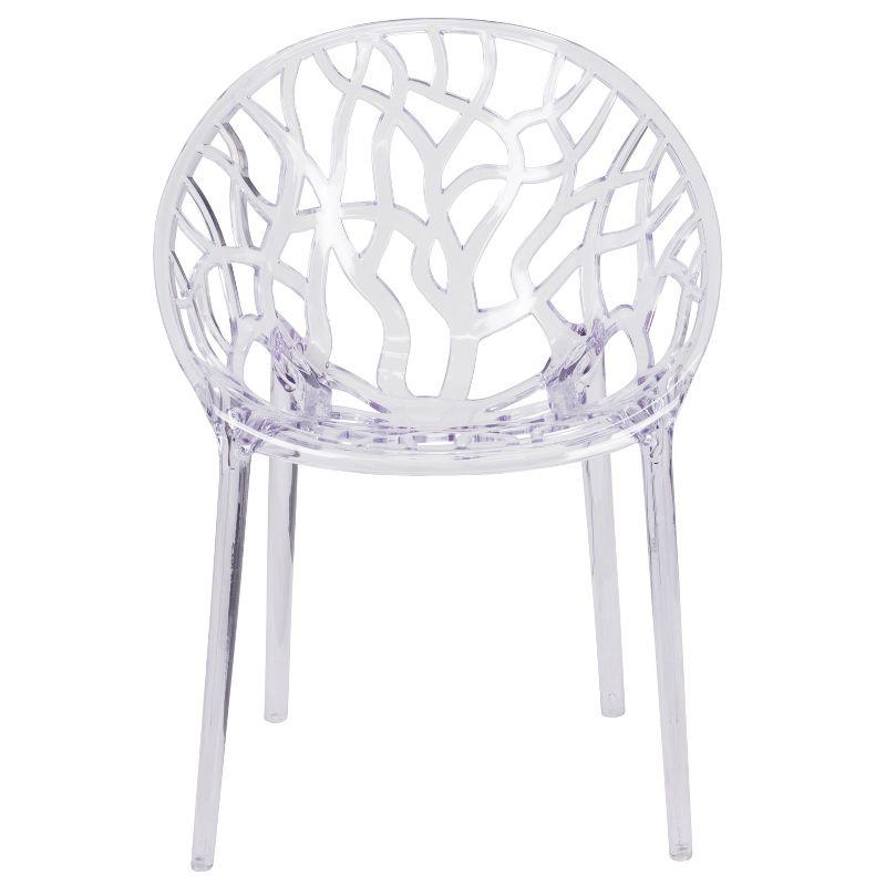 Flash Furniture Specter Series Transparent Stacking Side Chair