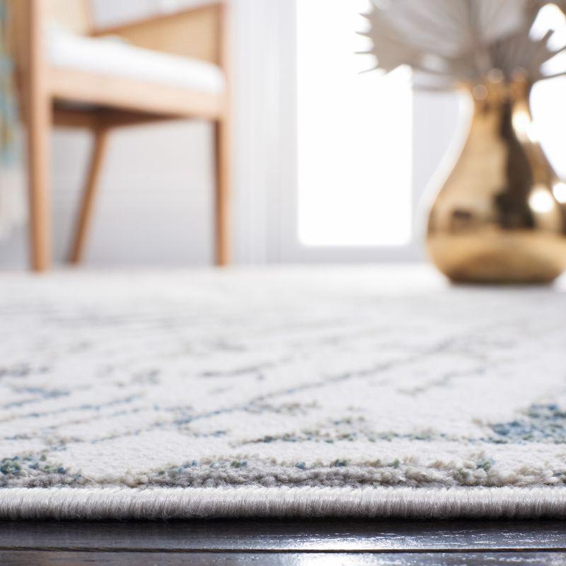 Steelside™ Wayde Abstract Gray/Beige Area Rug