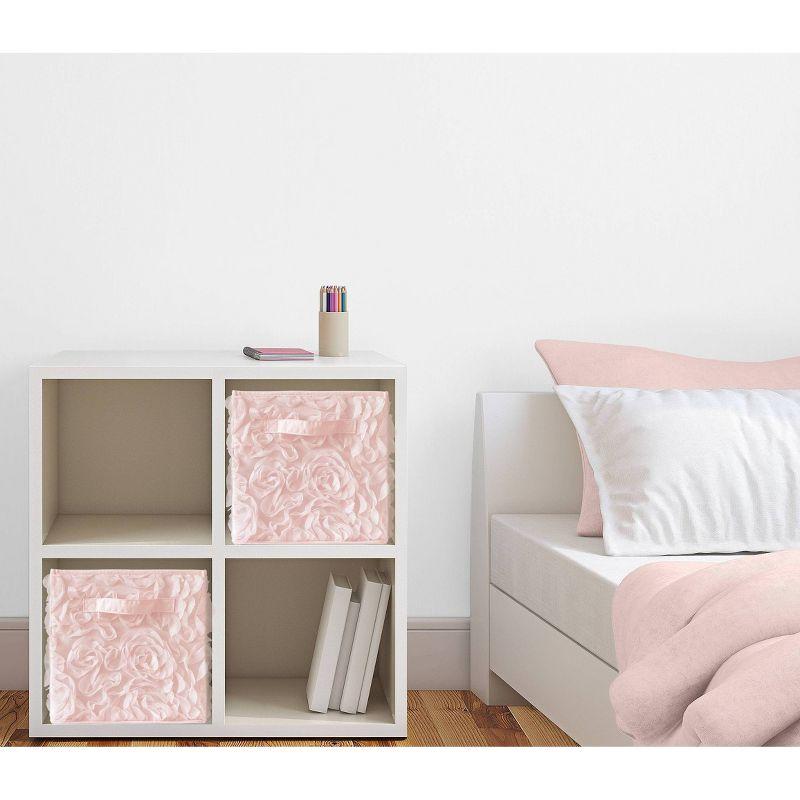 Sweet Jojo Designs Rose Lace Fabric Storage Bin & Reviews | Wayfair