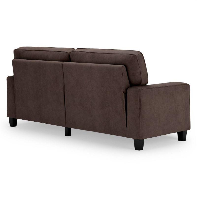 Serta Palisades 78" Track Arm Sofa, Easy Care Fabric, Soft Pillow Back, Pocket Coil Seat Cushions