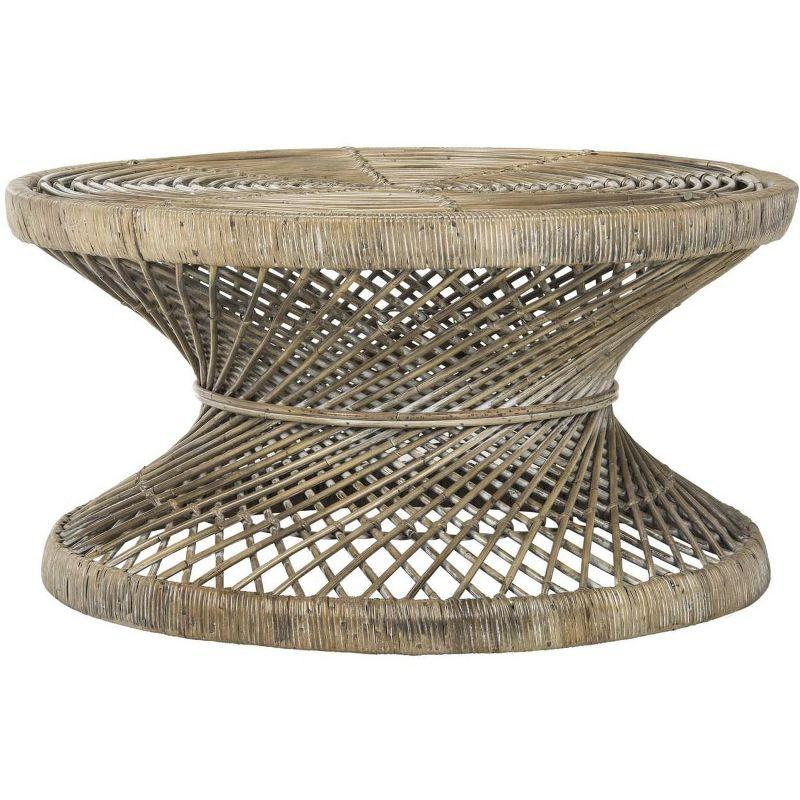 Grimson Large Bowed Coffee Table  - Safavieh