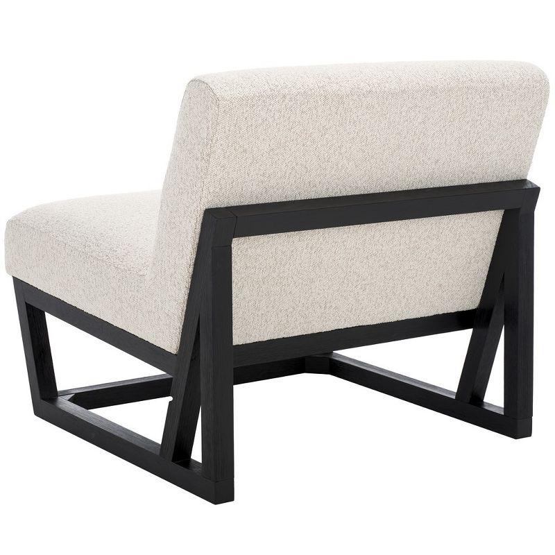 Kinsey Accent Chair - ACH5205 - Creme/Black - Safavieh