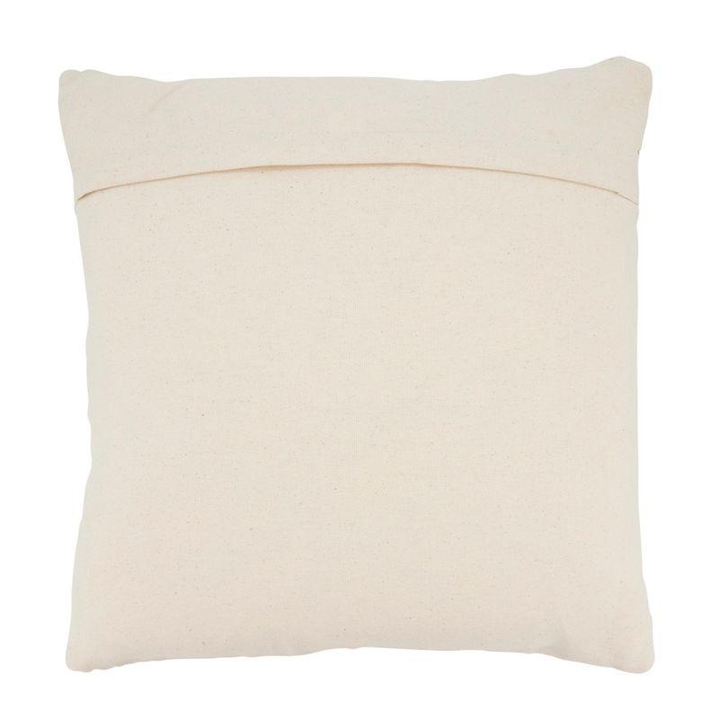 Dynamic Stripe Geometry Down Filled Throw Pillow
