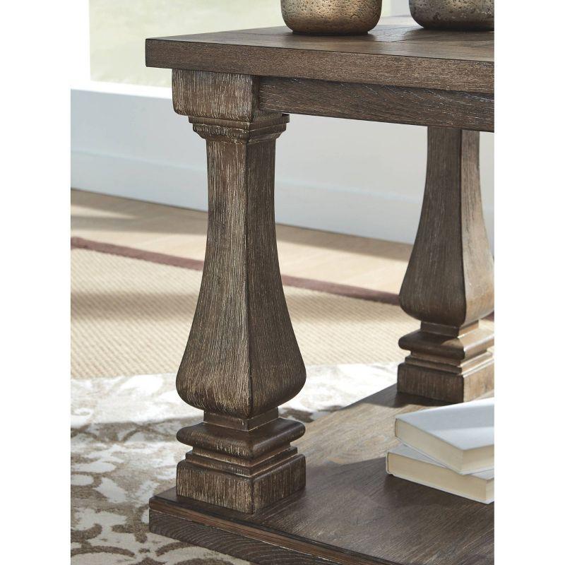 Johnelle Rectangular End Table Gray - Signature Design by Ashley
