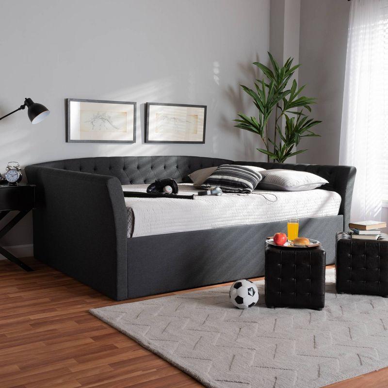 Delora Upholstered Daybed - Baxton Studio