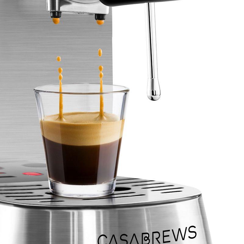 CASABREWS CASABREWS CM5418 20 Bar Espresso Machine Coffee Maker W/ Powerful Steam Wand Stainless Steel