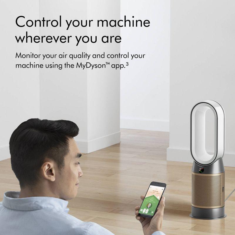 Dyson Dyson Hp09 Purifier Hot + Cool Formaldehyde Purifying Fan, White/gold