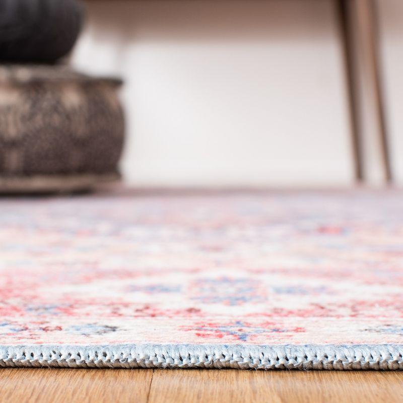 Mistana™ Chartier Oriental Blue/Rust Area Rug