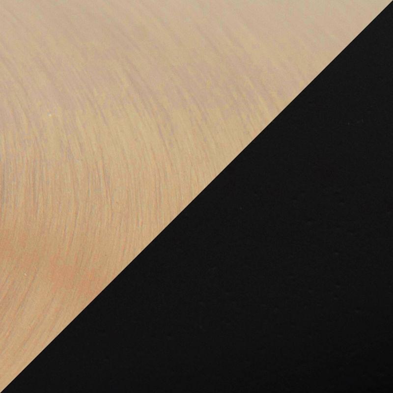 Pebble 24" Bar Height Table Gold/Black - LumiSource: Adjustable, Round, Metal Base, MDF Top