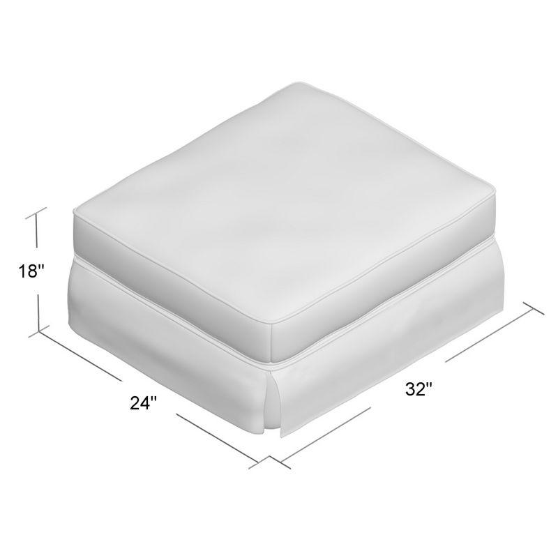 Besthom Horizon Upholstered Pillow Top Ottoman