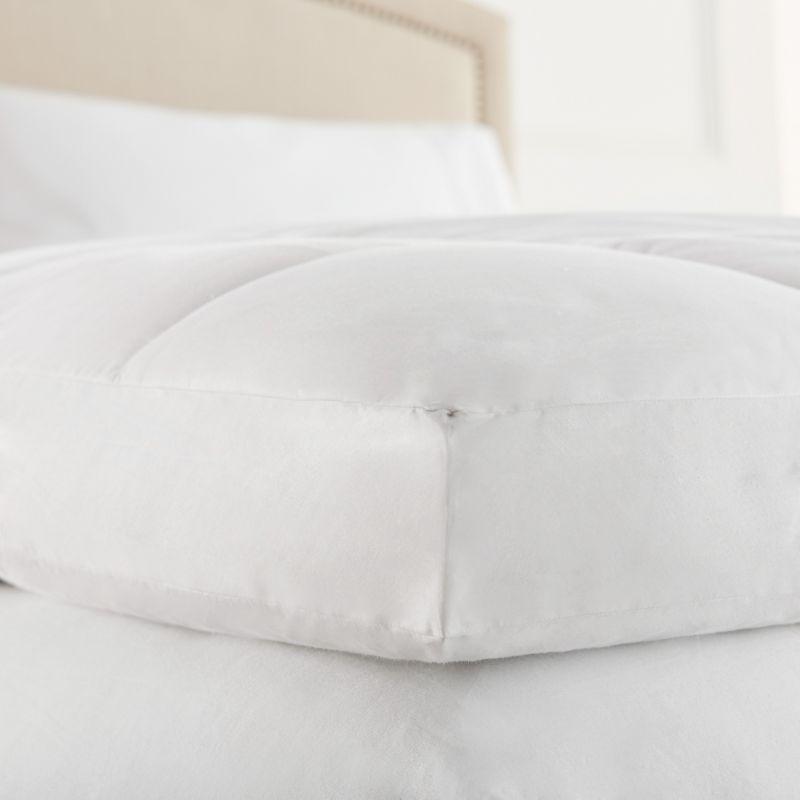 Queen Ultra Plush White Down Featherbed Topper