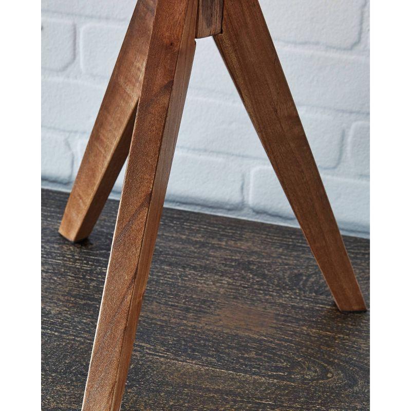 Hacı Solid Wood Tripod Lamp