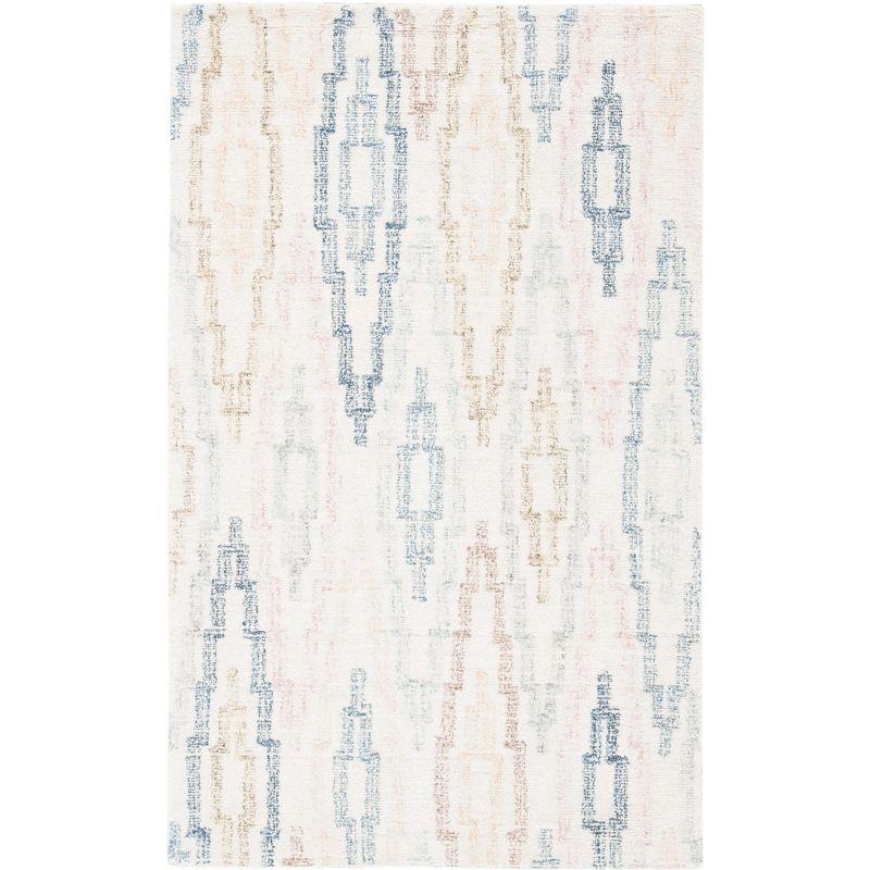 Rodeo Drive RD101 Hand Tufted Area Rug - Ivory/Blue - 3'x5' - Safavieh.