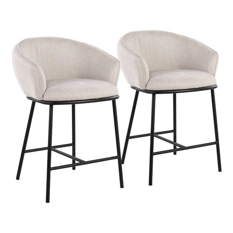 Set of 2 Ashland Counter Height Barstools - LumiSource