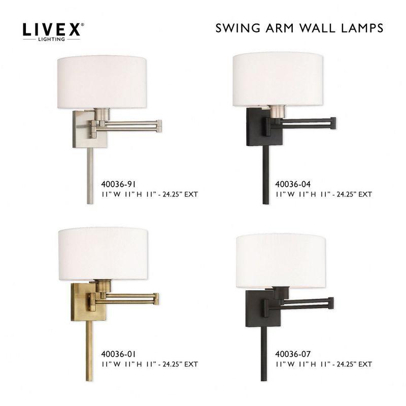 Livex Lighting 1 - Light Wall Light in  Antique Brass