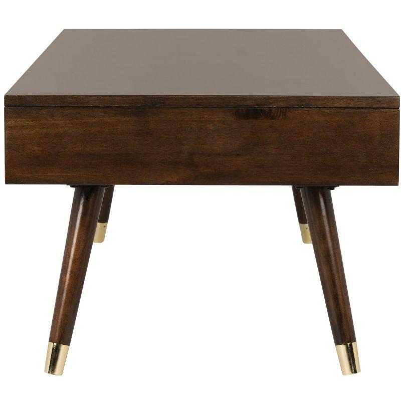 Levinson Gold Cap Coffee Table  - Safavieh