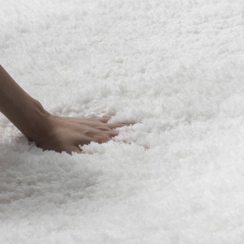 Sheep Shag SSG101 Hand Woven Indoor Accent Rug - Ivory - 2'6"x4' - Safavieh.
