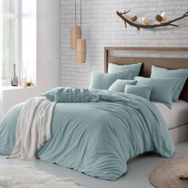 Swift Home Prewashed Microfiber Reversible Duvet Cover Set