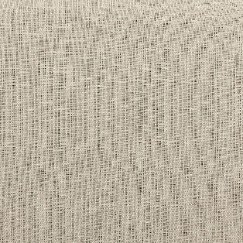 Alaterre Furniture Set of 2 Gwyn Parsons Upholstered Armless Chairs Cream: Modern Polyester Dining Seating