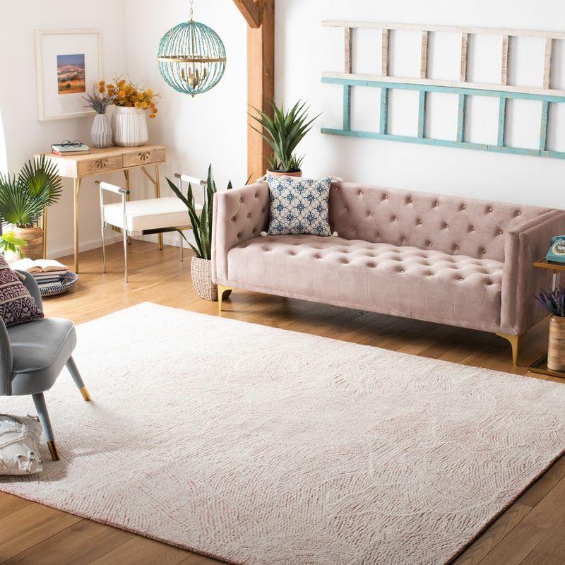 Metro MET999 Hand Tufted Indoor Area Rug - Pink/Ivory - 8'x10' - Safavieh