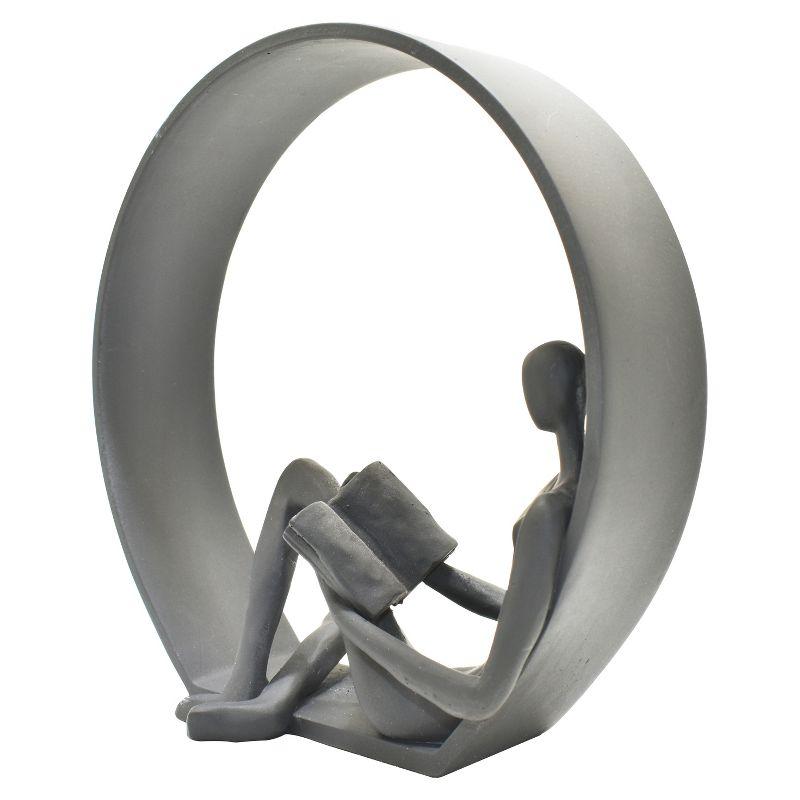 Lifestyle Group Distribution Adam & Friends Home Decor Encirlced Reader Sculpture | 1-Piece
