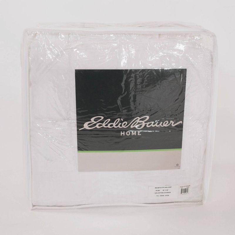 Eddie Bauer King 350 Thread Count Lightweight Down Comforter: Hypoallergenic, Damask, Machine Washable