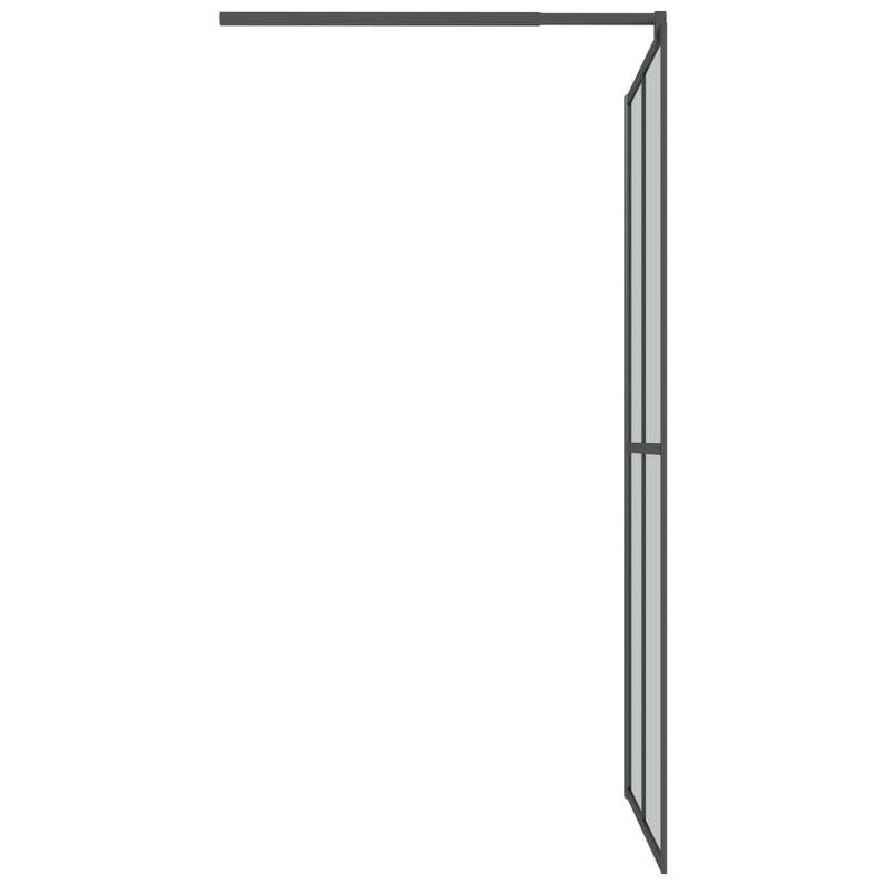 VidaXL Walk-in Shower Screen Door Cover Multi Sizes Transparent/Frosted White