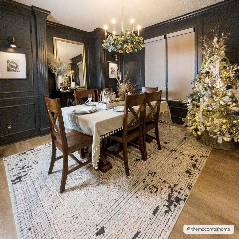 Hauteloom Rectangle Area Rug   Beige