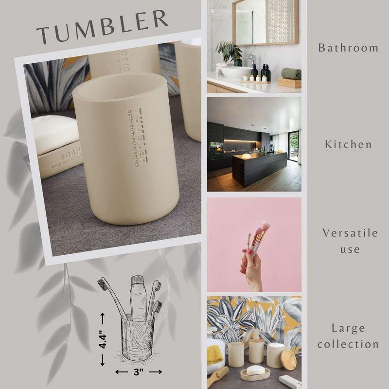 Evideco Bathroom Tumbler / Toothbrush Holder Willis Collection