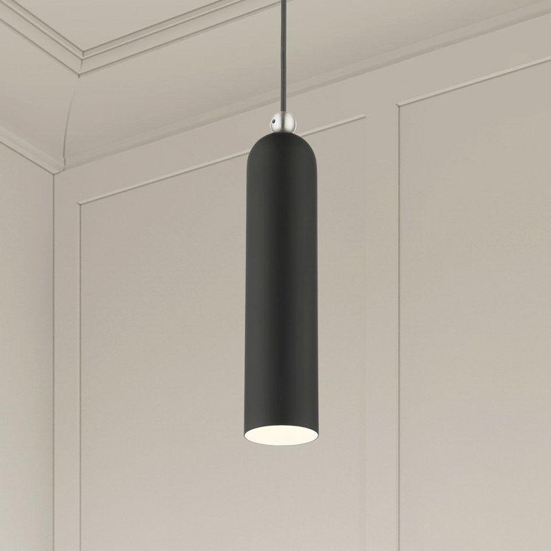 Livex Lighting Ardmore 1 - Light Pendant in  Black