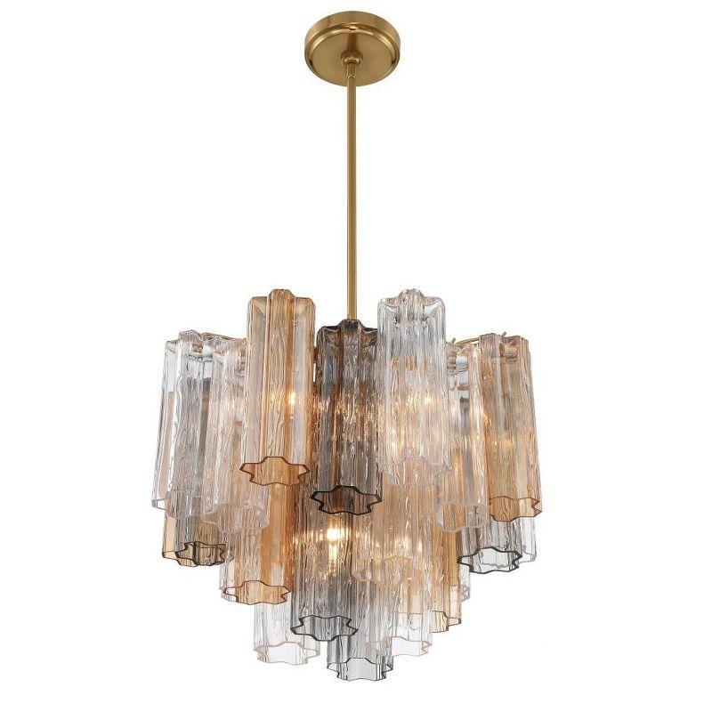 Crystorama Lighting Addis 4 - Light Chandelier in  Aged Brass