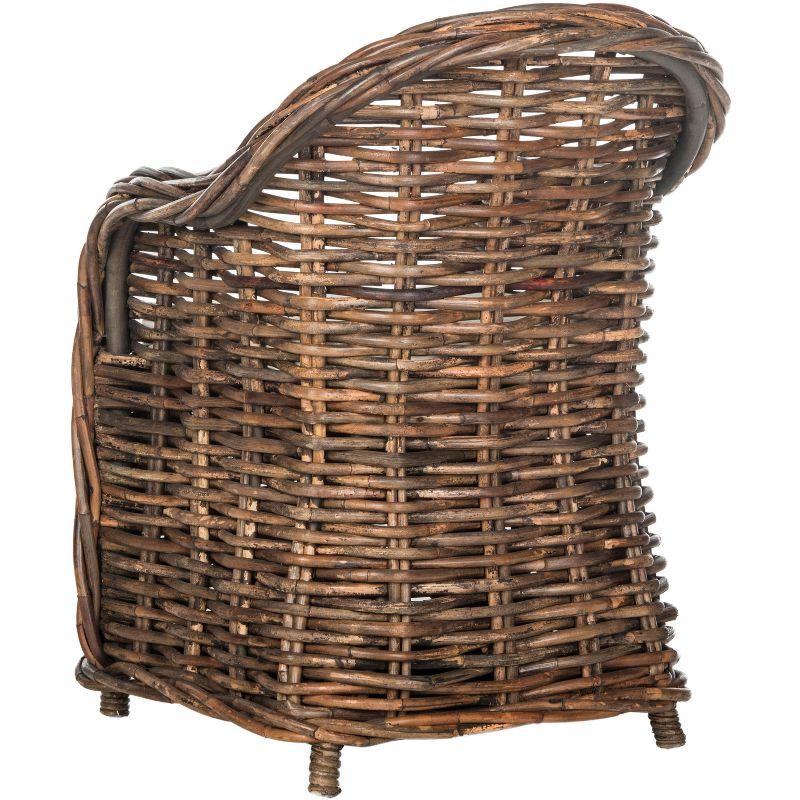 Nita Wicker Club Chair - Natural - Safavieh