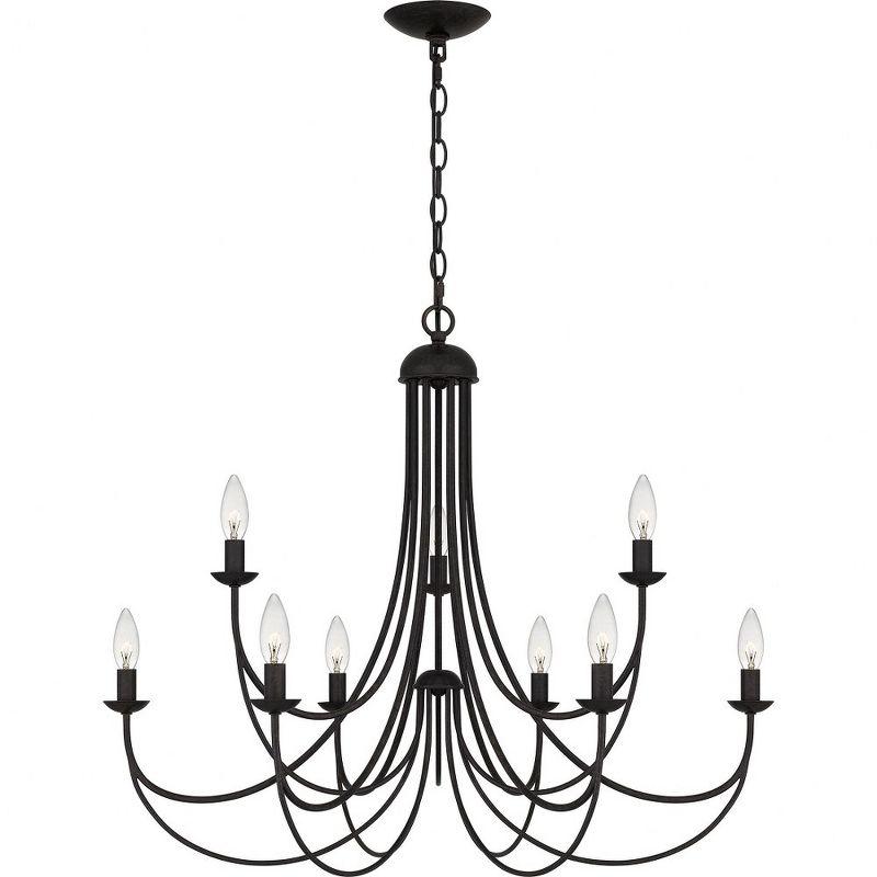 Imperial Bronze 9-Light Candelabra Chandelier