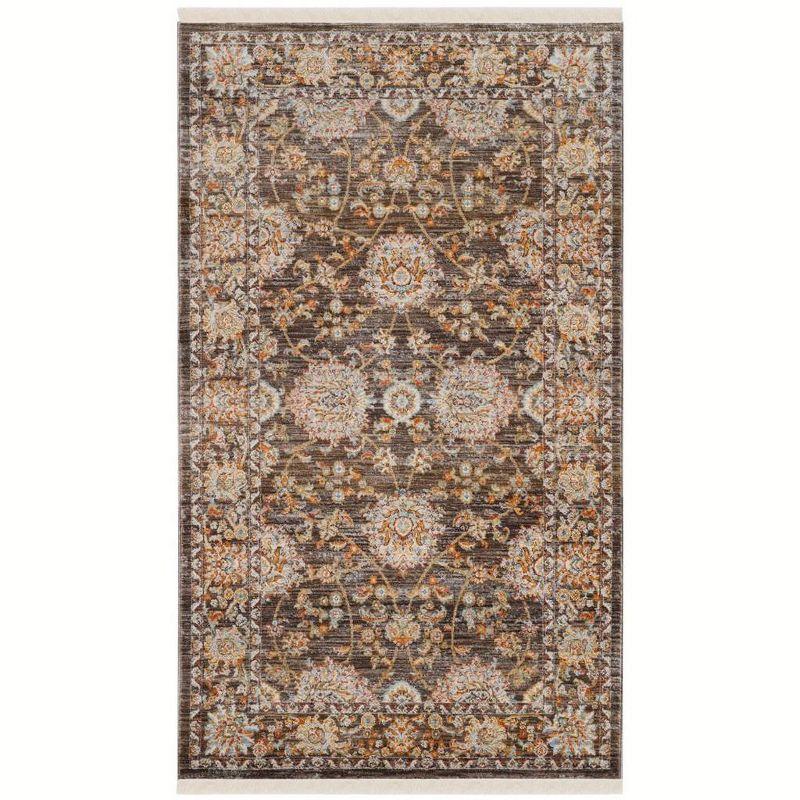 Vintage Persian VTP469 Power Loomed Indoor Accent Rug - Brown/Multi - 3'x5' - Safavieh