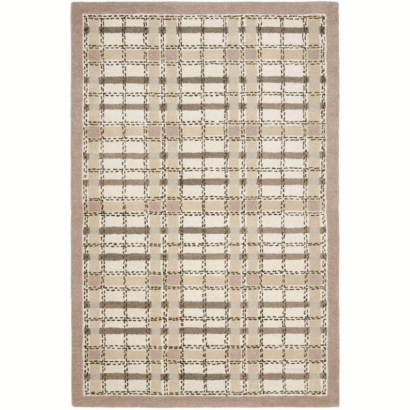 Hand Tufted Plaid Rug