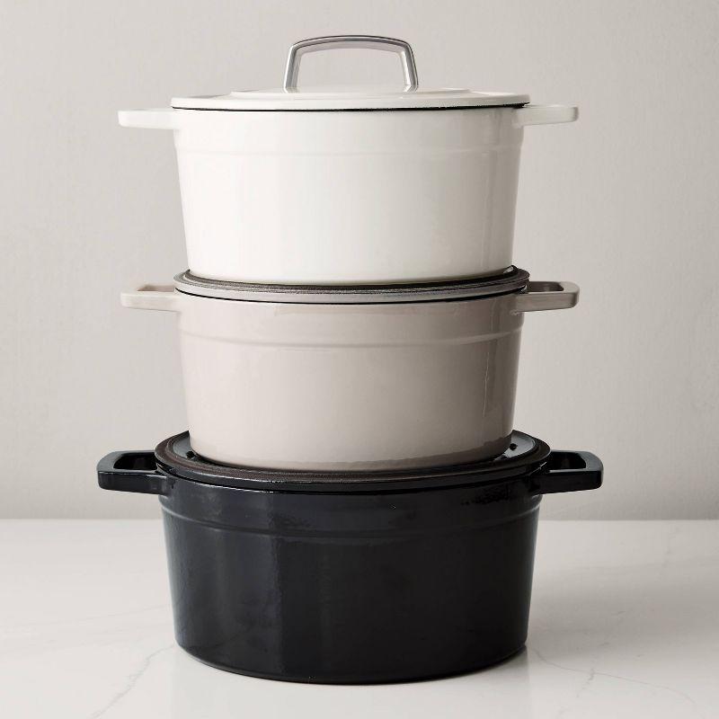 Martha Stewart Martha by Martha Stewart 5 QT Enameled Cast Iron Dutch Oven w/Lid | Wayfair