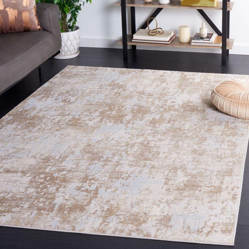 Continental CON112 Power Loomed Indoor Area Rug - Light Beige/Beige - 8'x10' - Safavieh
