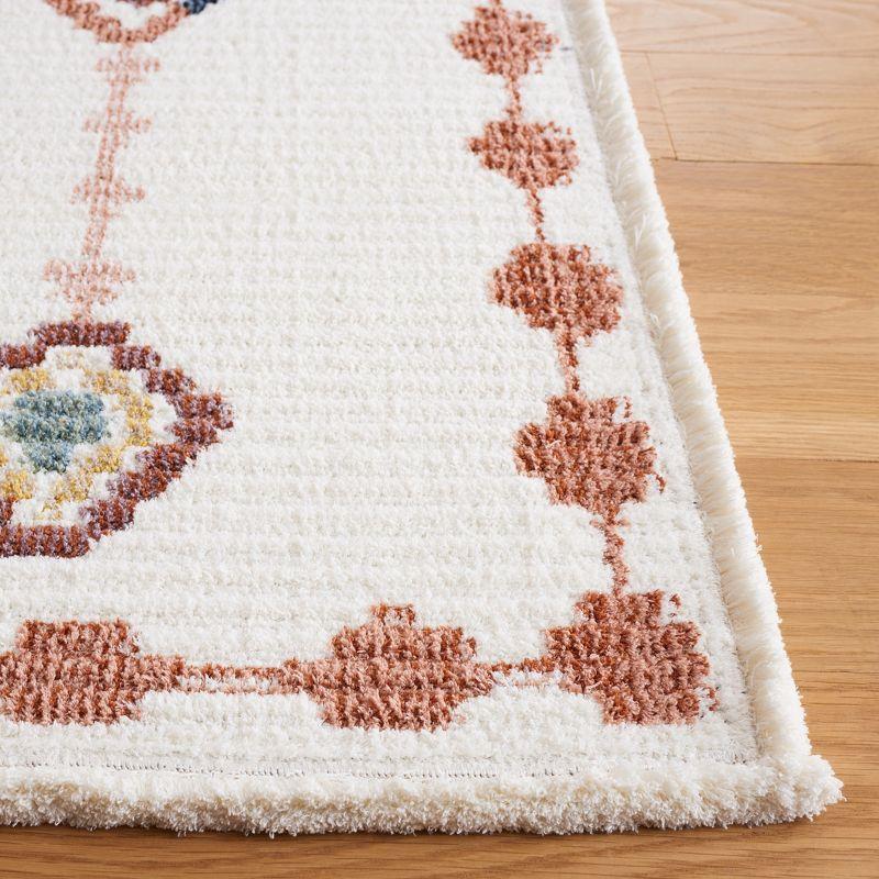 Hand-Knotted Ivory Marrakesh 9' x 12' Wool & Synthetic Rug