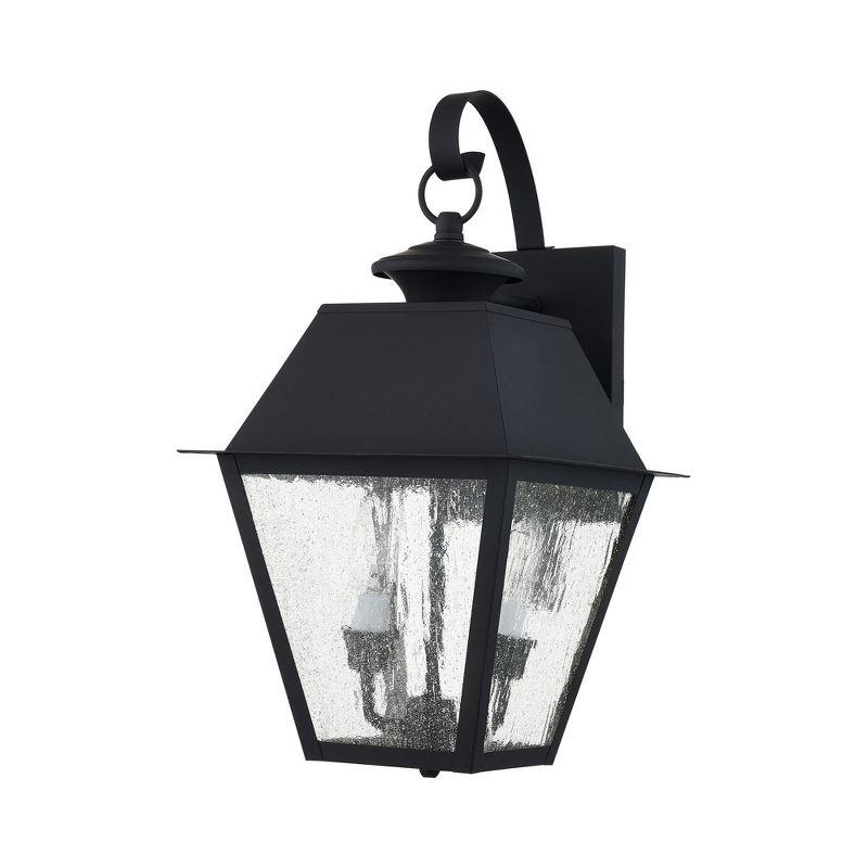 Livex Lighting Mansfield 2 - Light Wall Light in  Black