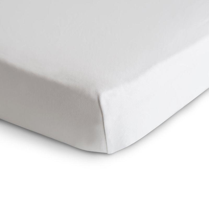 Stretchy Crib Sheet White  One Size